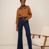 HIGH WAIST FLARE JEAN
