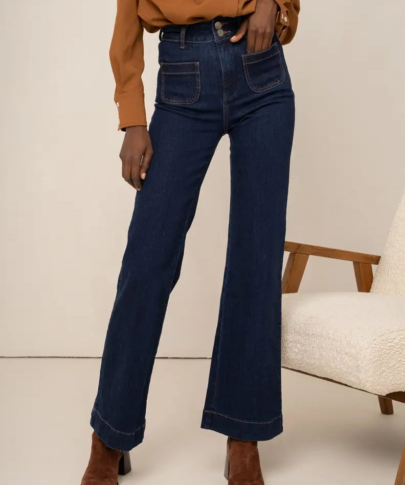 HIGH WAIST FLARE JEAN