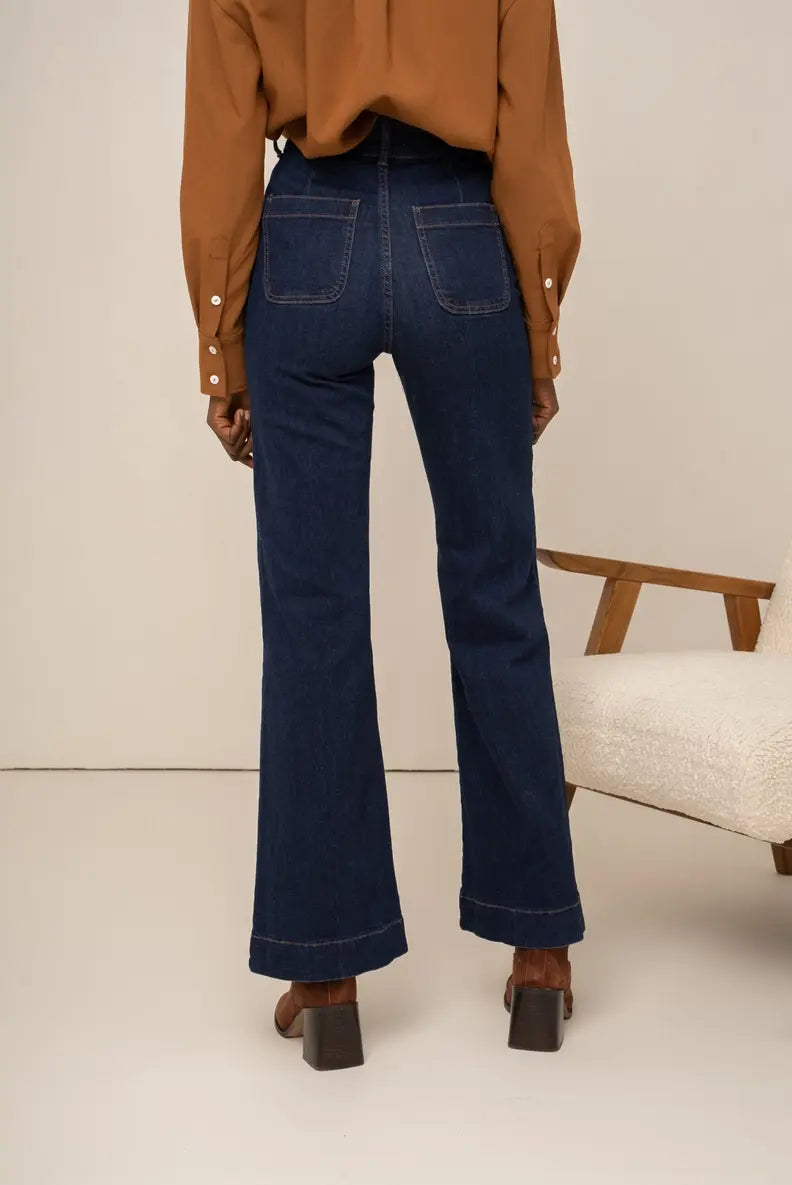HIGH WAIST FLARE JEAN