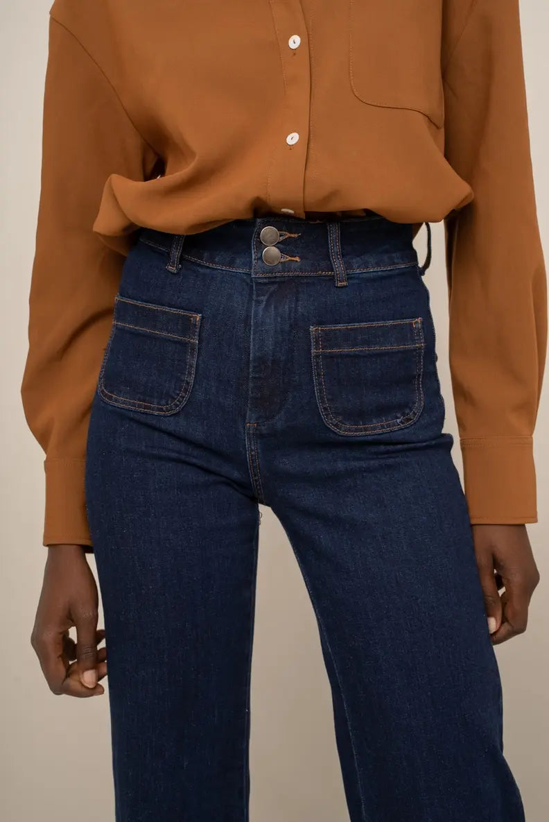 HIGH WAIST FLARE JEAN