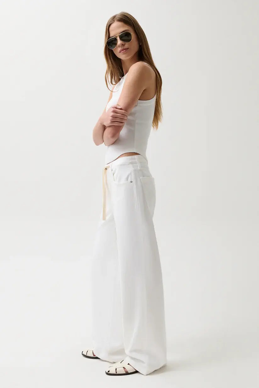 JADYN LOW SLUNG PALAZZO W DRAW STRING