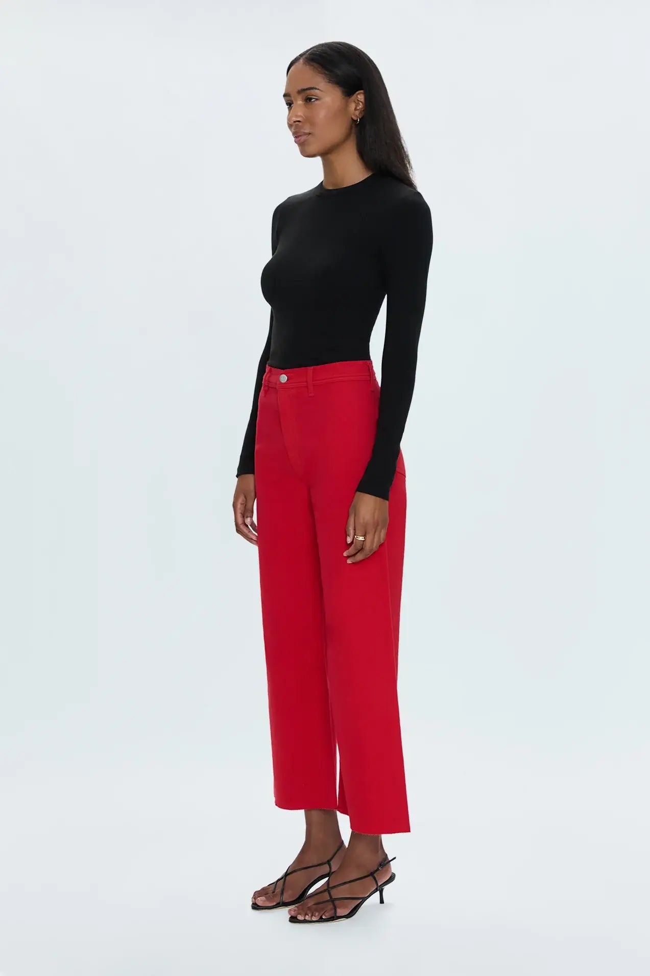 PENNY CROP HIGH RISE WIDE LEG