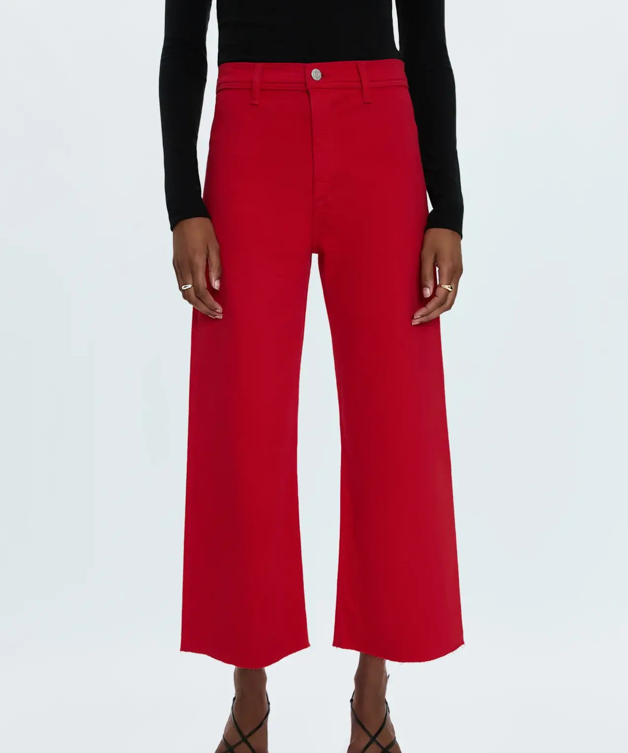 PENNY CROP HIGH RISE WIDE LEG