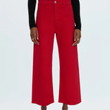 PENNY CROP HIGH RISE WIDE LEG