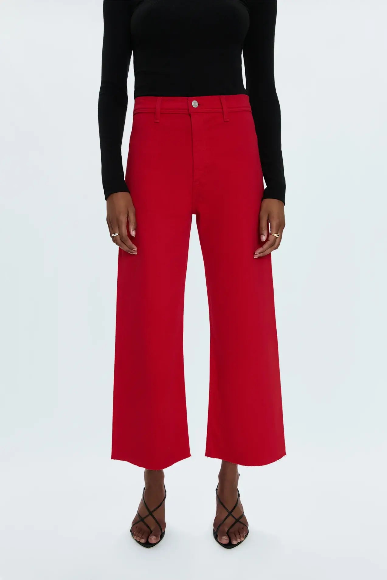PENNY CROP HIGH RISE WIDE LEG