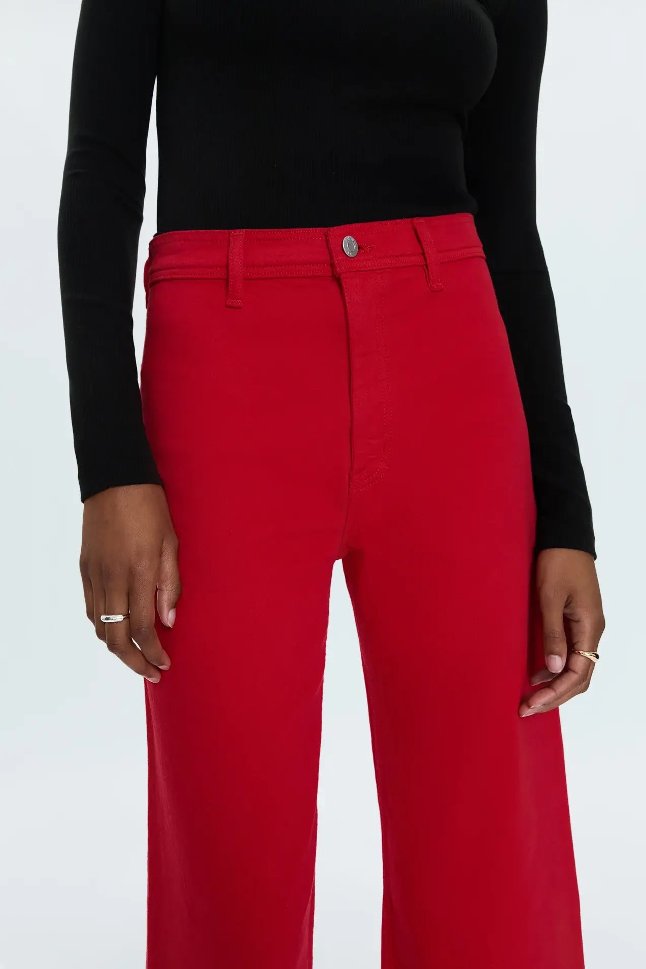 PENNY CROP HIGH RISE WIDE LEG