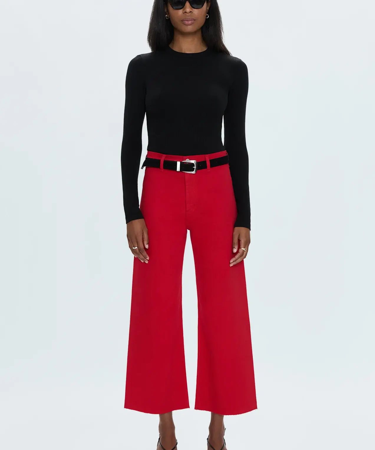 PENNY CROP HIGH RISE WIDE LEG