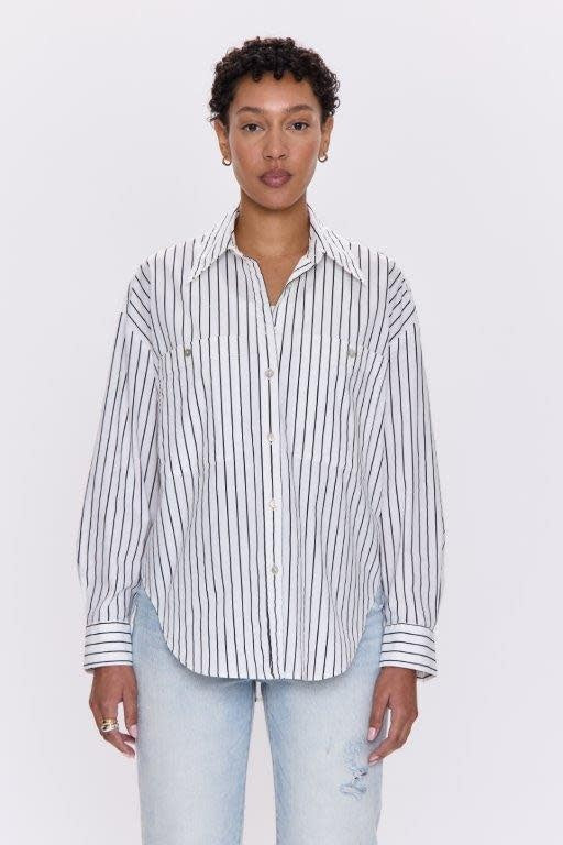 SAMANTHA OVERSIZED BUTTON UP