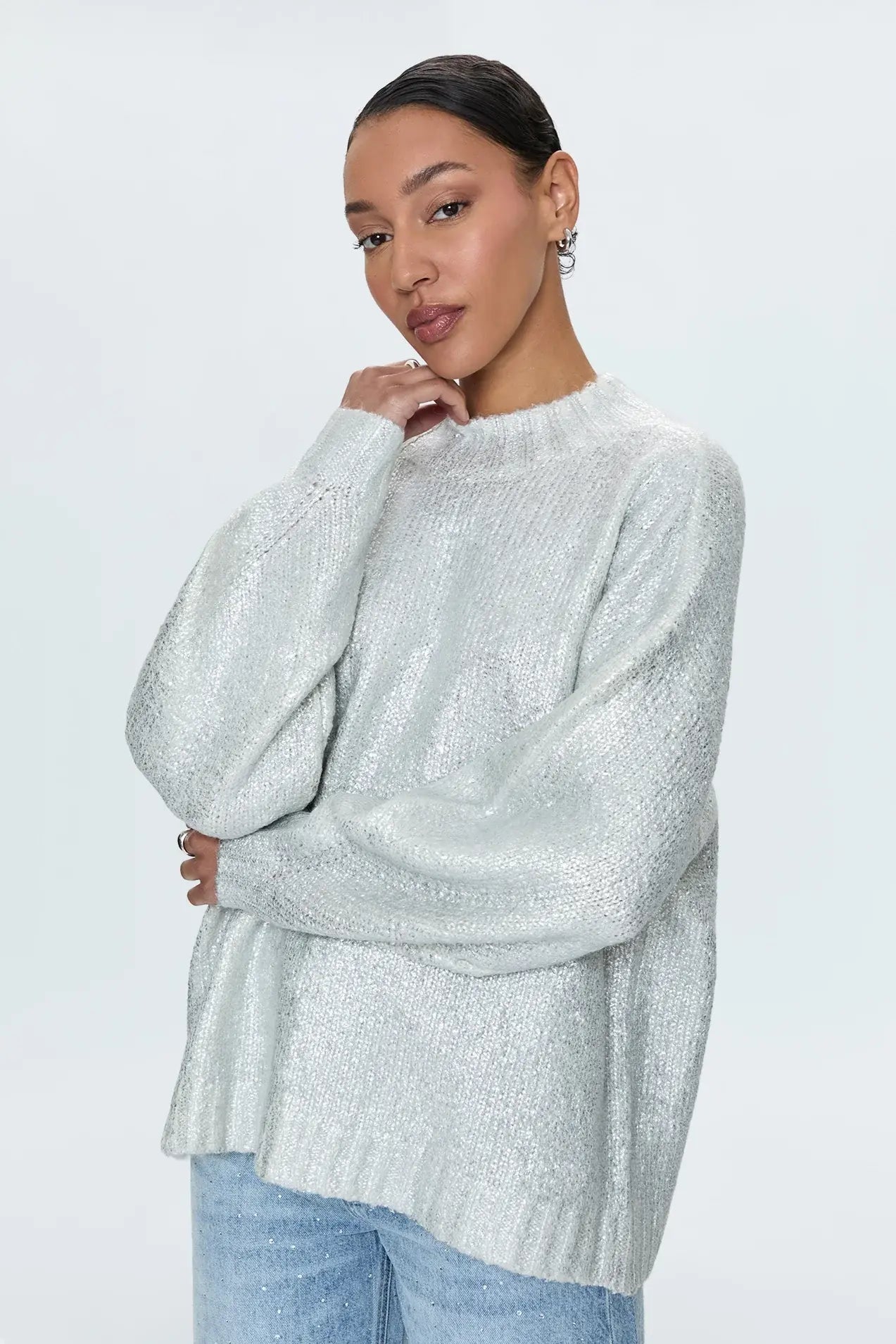 CARLEN MOCK NECK SWEATER