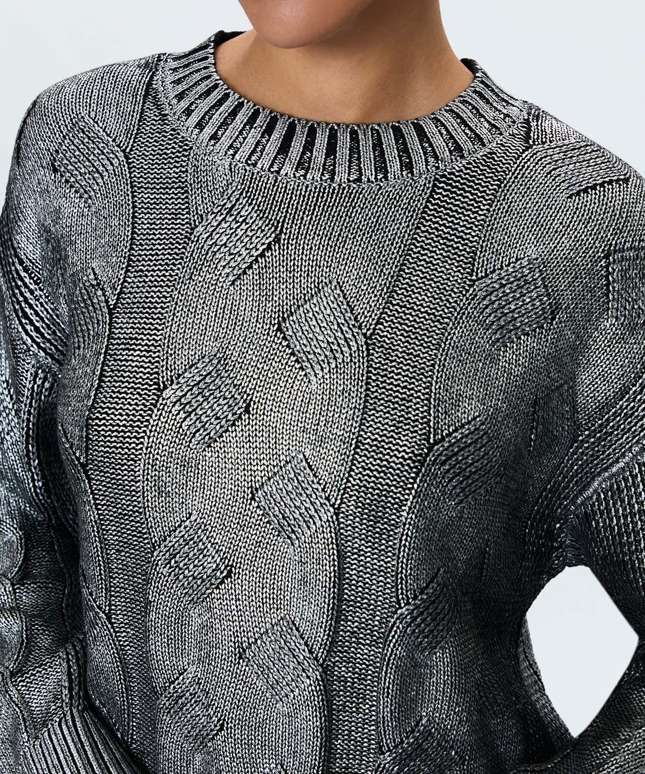 EVERLY CABLE SWEATER