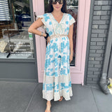 PEARL DETAIL MAXI DRESS