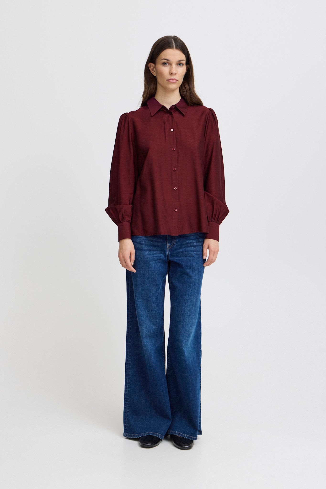 LSLV BUTTON UP BLOUSE