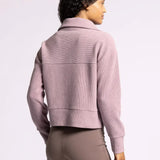 KRIS RIBBED HALF ZIP