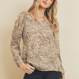 WILDCAT PUFF SHOULDER TOP
