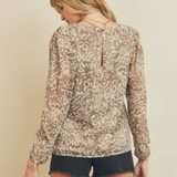 WILDCAT PUFF SHOULDER TOP