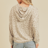SOFT ANIMAL PRINT HOODIE