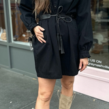 LSLV  COTTON WASHED TWILL DRESS