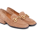 SUEDE HORSEBIT LOAFER PUMP