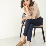 SUEDE HORSEBIT LOAFER PUMP