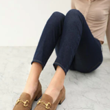 SUEDE HORSEBIT LOAFER PUMP