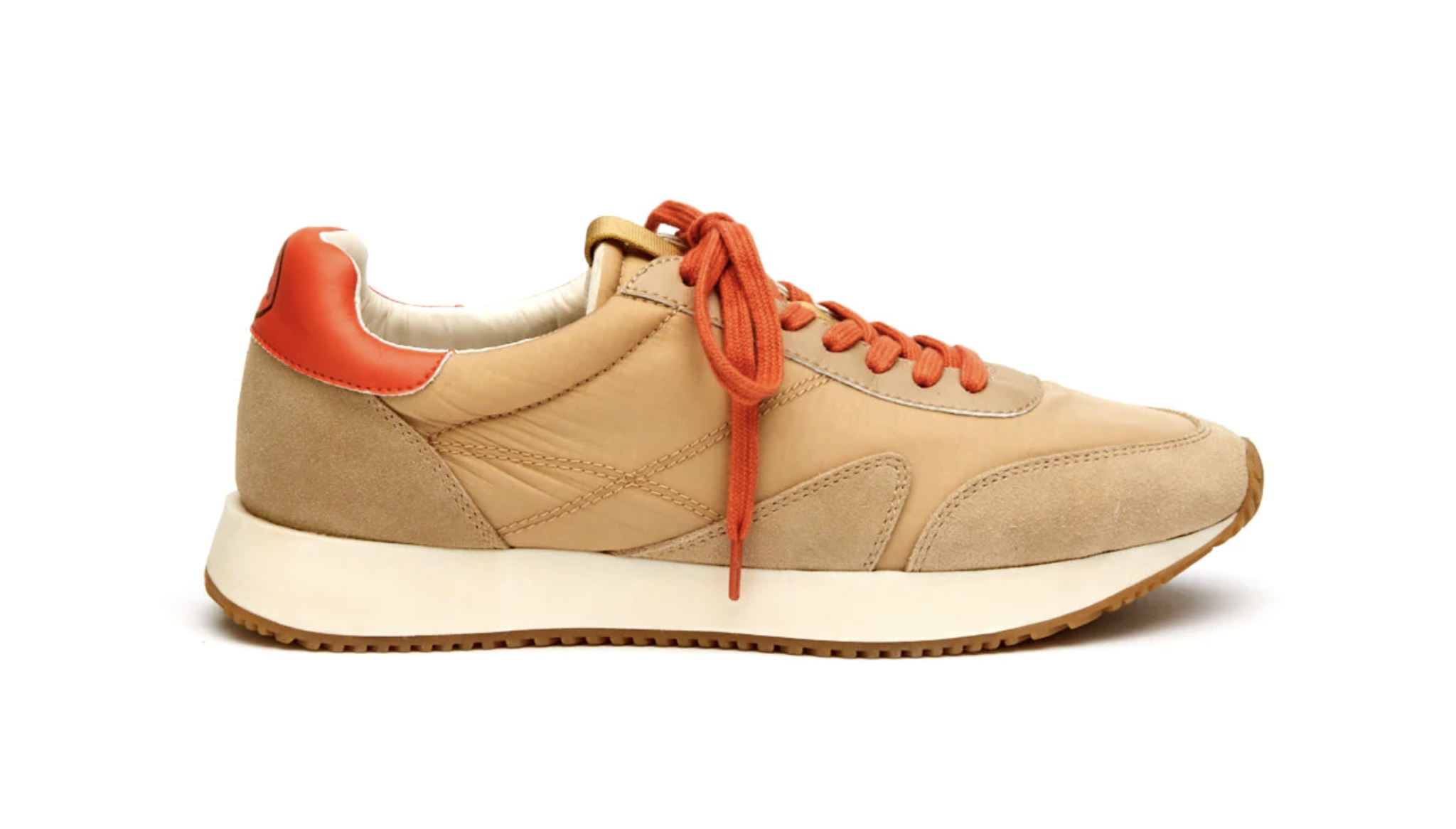 FARRAH NATURAL/ORANGE SNEAKER