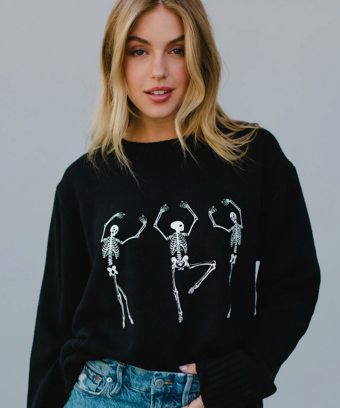 DANCING SKELETONS SWEATER