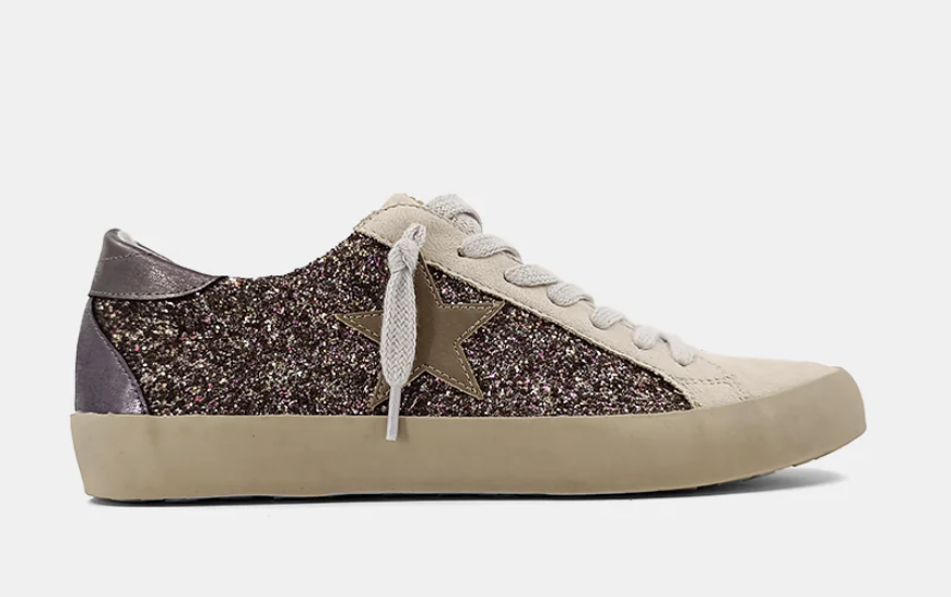 CHOCOLATE GLITTER SNEAKER