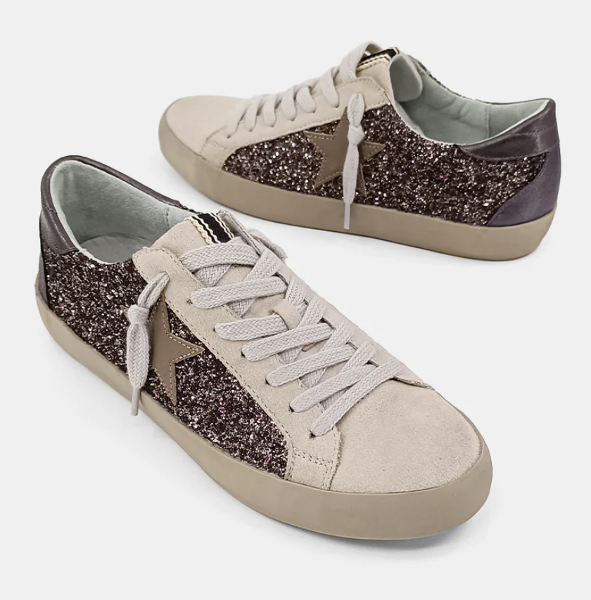 CHOCOLATE GLITTER SNEAKER