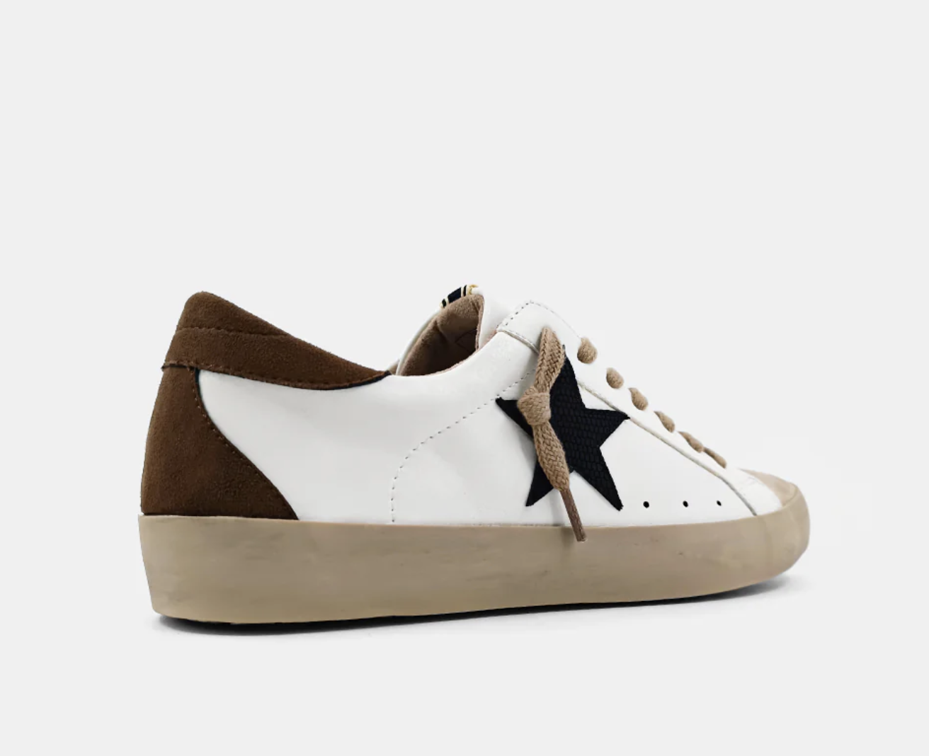 LEATHER AND BROWN SUEDE