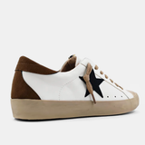 LEATHER AND BROWN SUEDE