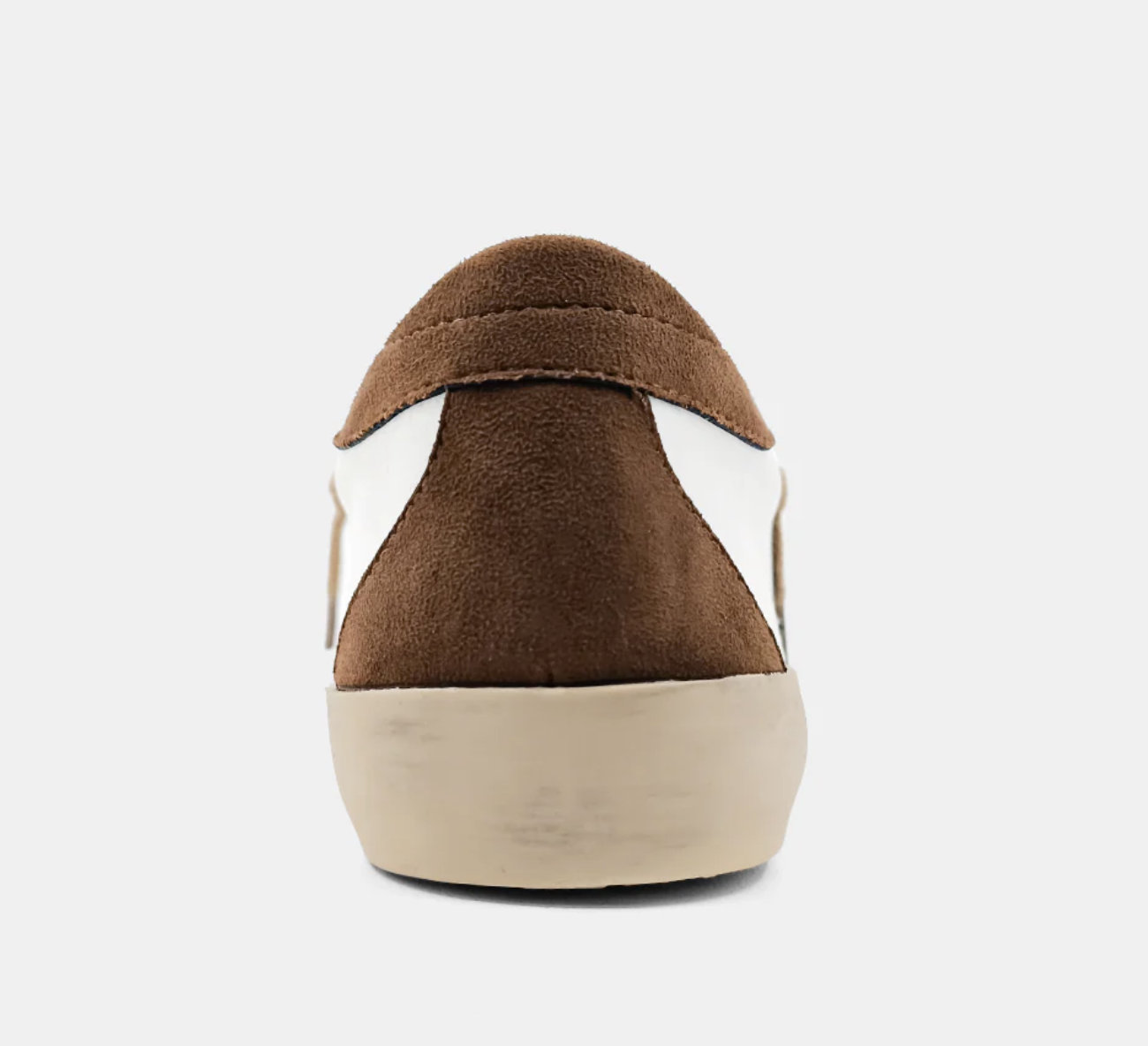 LEATHER AND BROWN SUEDE