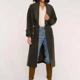DOUBLE BUTTON SWEATER COAT