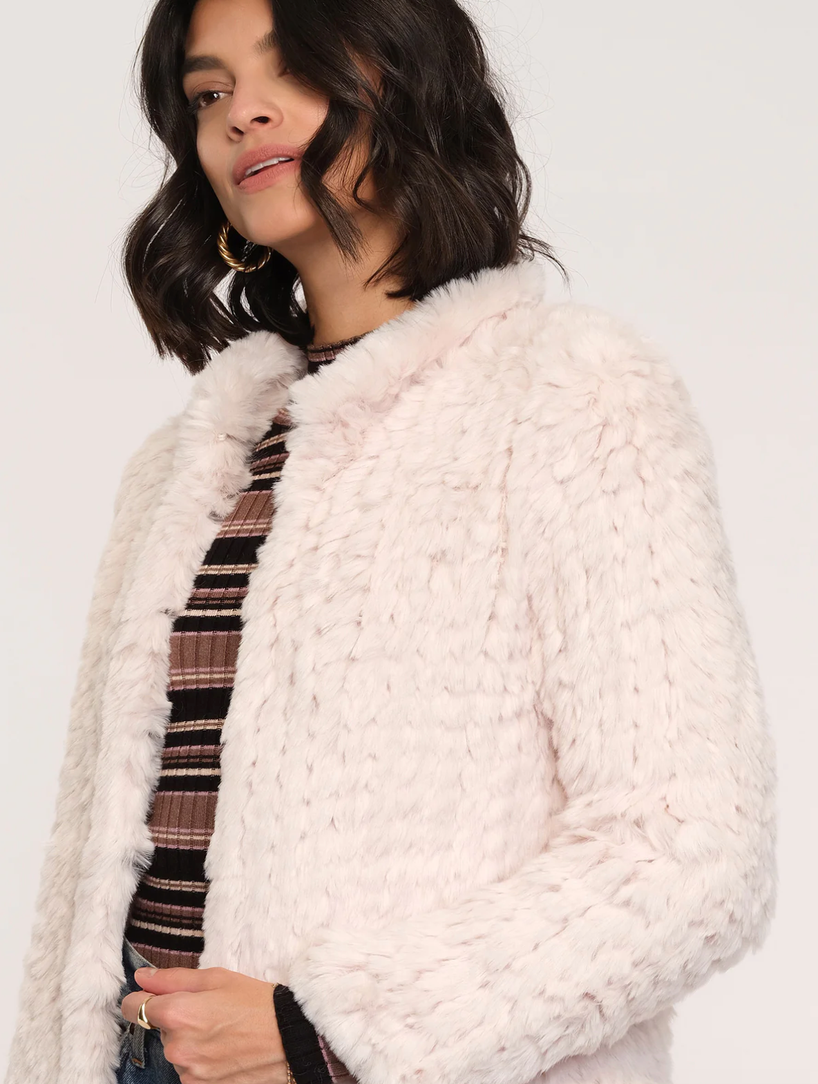 ARIA FAUX FUR JACKET