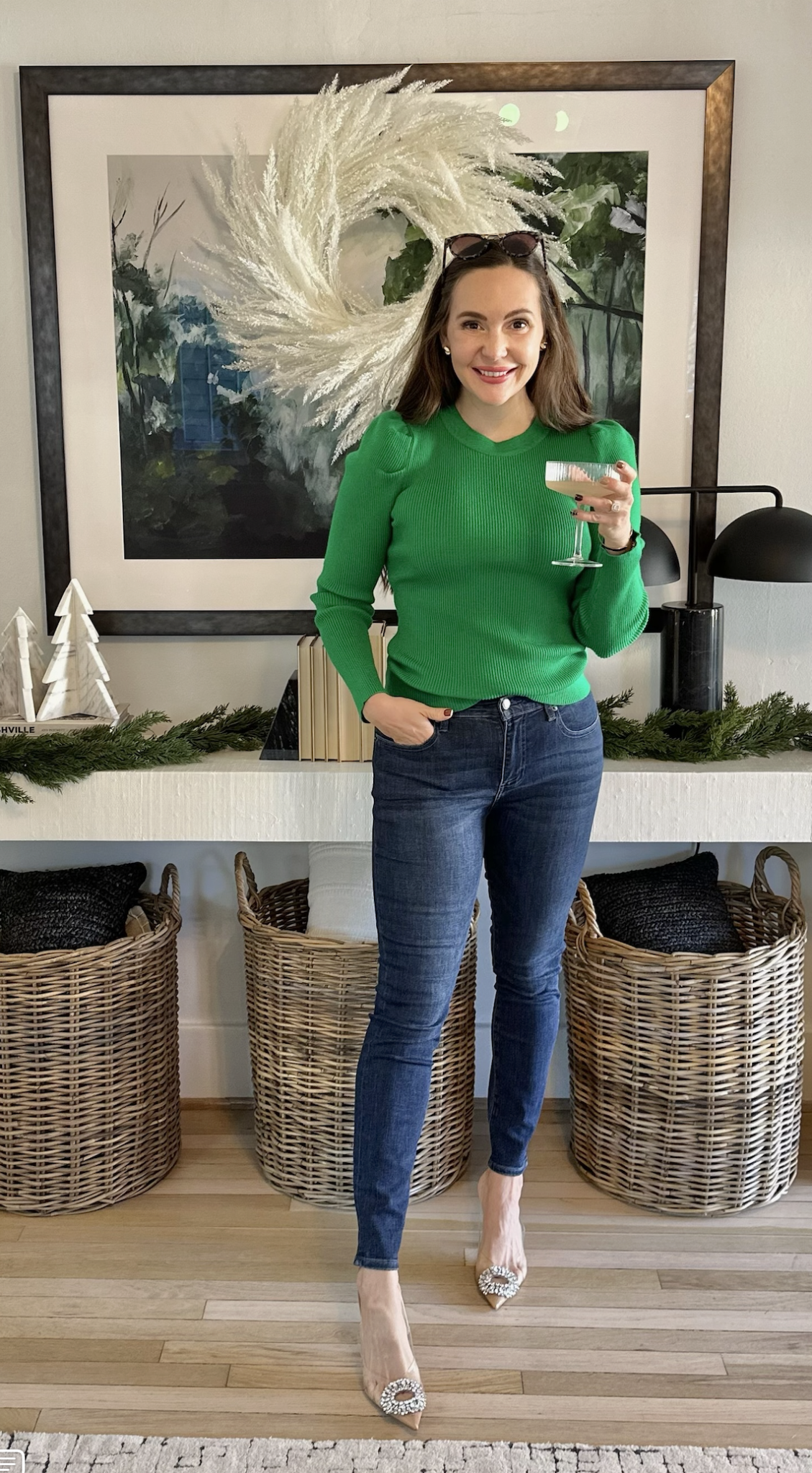 PUFF SLEEVE KNIT RIBBED TOP (additional colors)