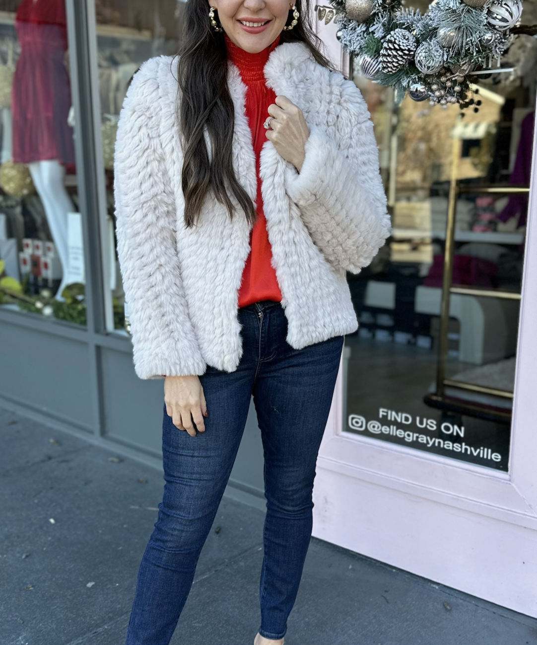 ARIA FAUX FUR JACKET