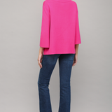MOCK NECK BELL SLEEVE SWEATER