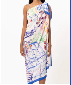 FRANCE CITYSCAPE PATTERNED SARONG