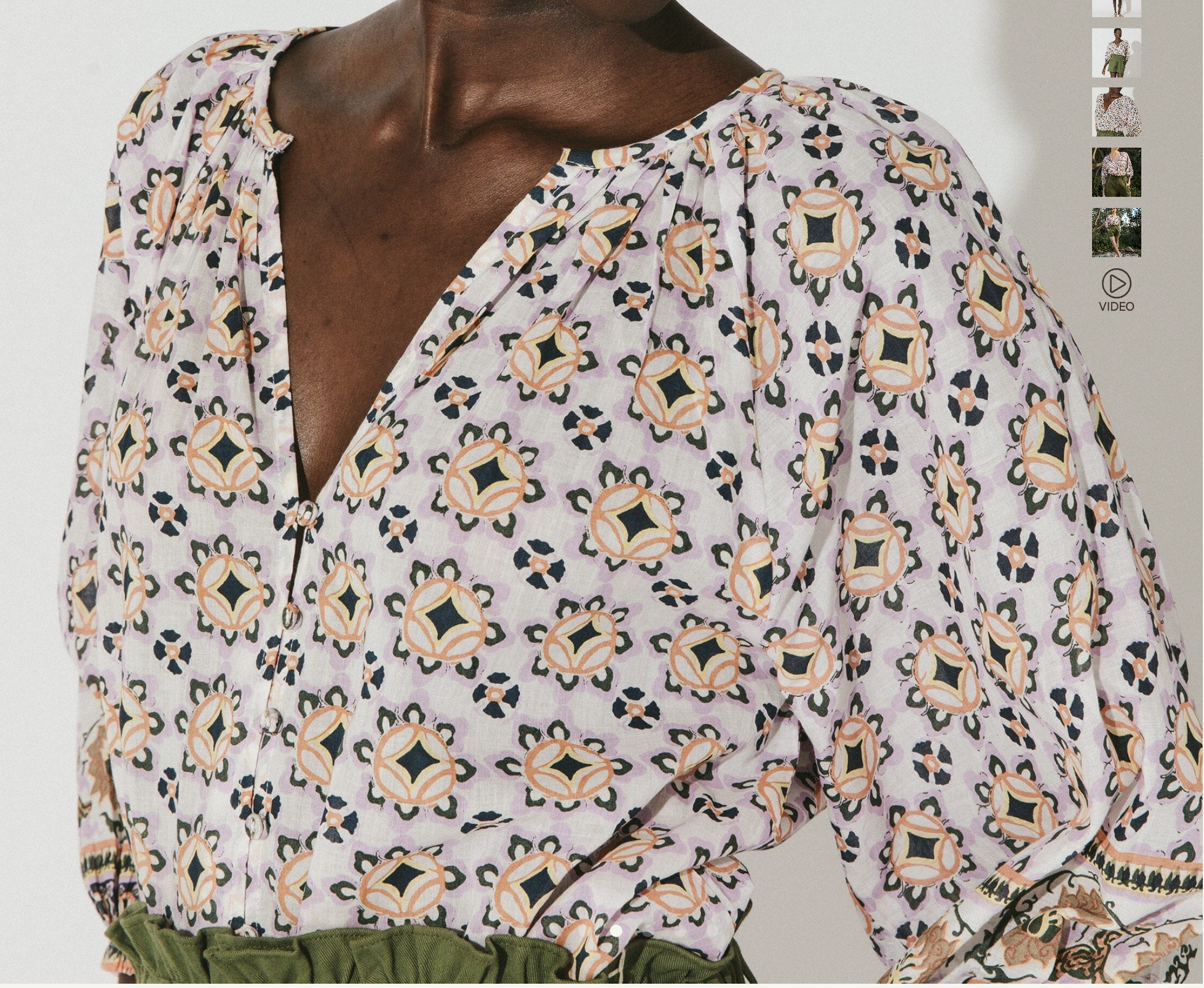 RAMONA ORGANIC COTTON BLOUSE