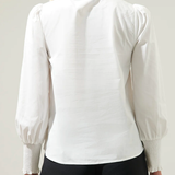LSLV RUFFLE BUTTON DOWN TOP
