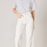 STRIPED EVERYDAY SSLV KNIT TEE
