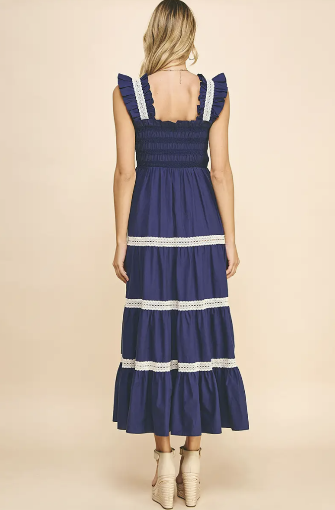 SLEEVLESS TIERED MAXI DRESS (ADDITIONAL COLORS)