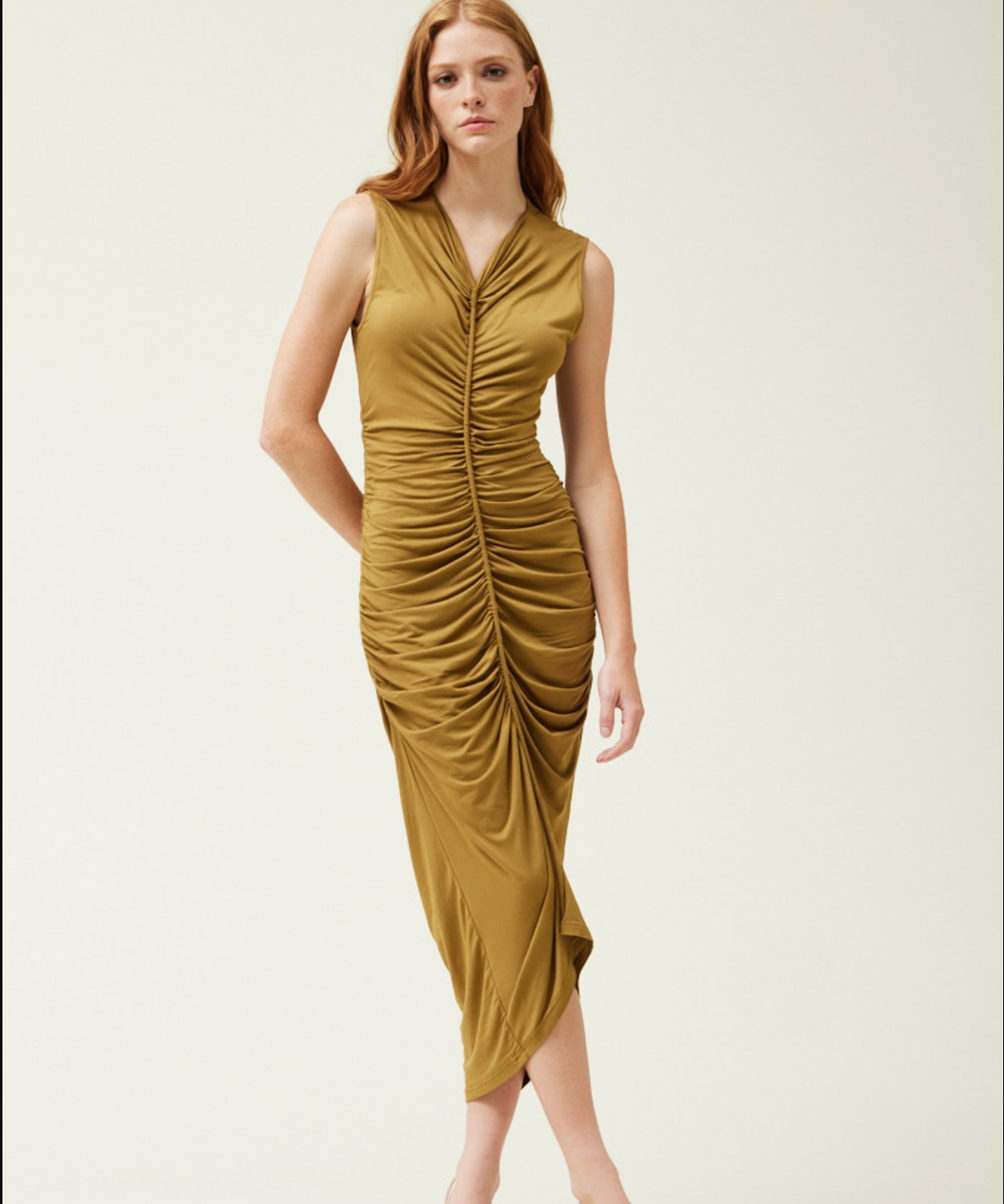 SOFT JERSEY BODY CON DRESS