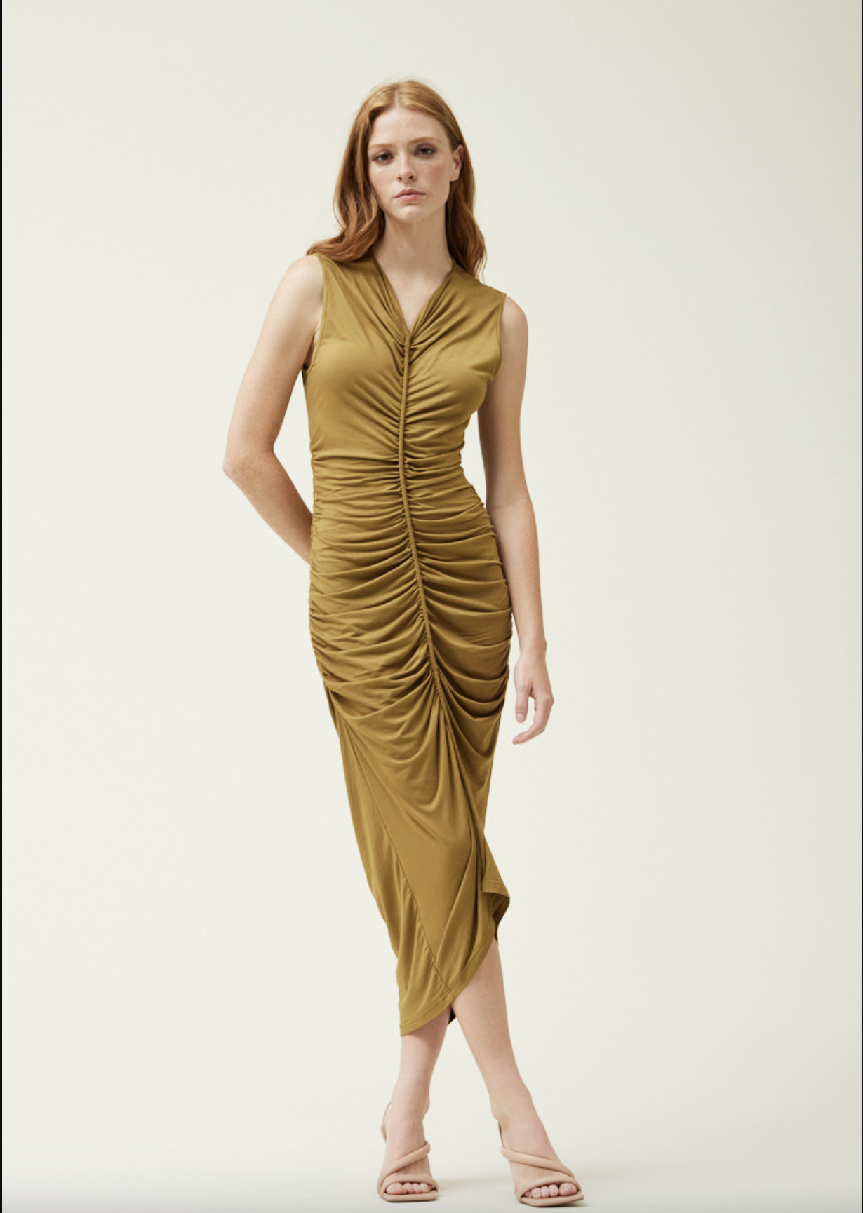 SOFT JERSEY BODY CON DRESS