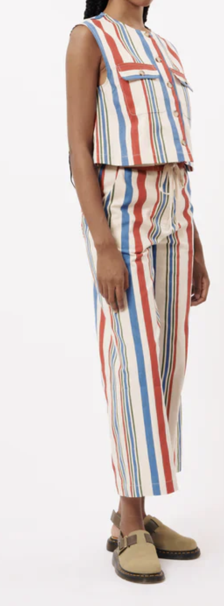 STRIPE PANT & VEST SET