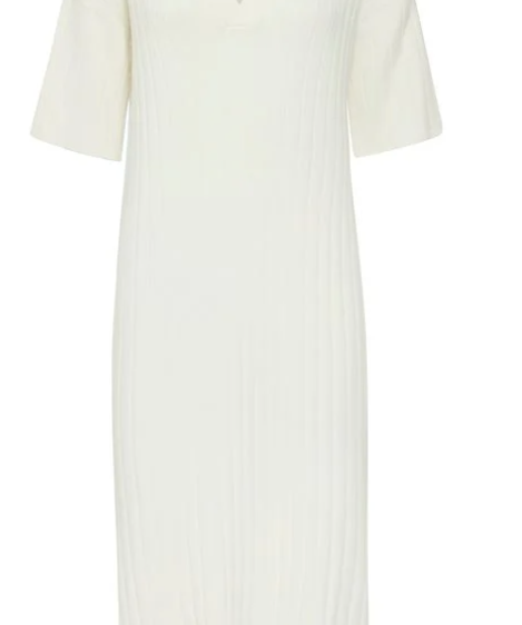 SSLV CABLE KNIT SWEATER DRESS