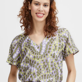 VNECK SSLV BLOUSE