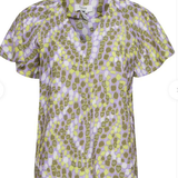VNECK SSLV BLOUSE