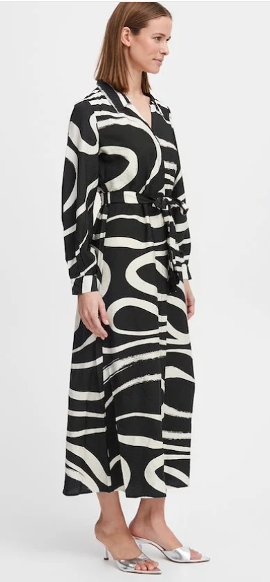 LSLV TIE WAIST MIDI