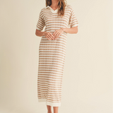 COLOR COMBO CROCHET DRESS