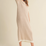 COLOR COMBO CROCHET DRESS